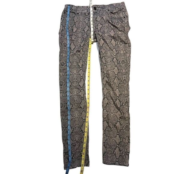 BUFFALO David Bitton low rise skinny Jazz jeans snakeskin grey pink size 29” - Picture 13 of 16